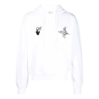 Off-White Hombre SS21 Camiseta con estampado de logotipo Blanca