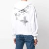 Off-White Hombre SS21 Camiseta con estampado de logotipo Blanca
