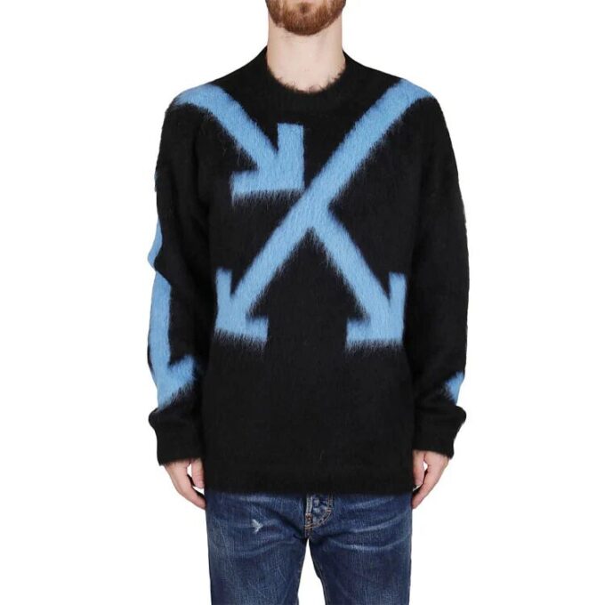 Off-White Hombre SS21 Con estampado de Arrows Negro