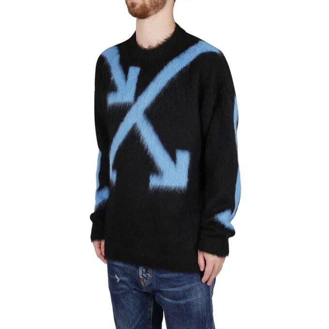 Off-White Hombre SS21 Con estampado de Arrows Negro