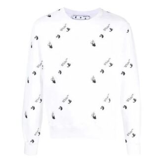 Off-White Hombre SS21 Estampado de logotipo grande Blanco