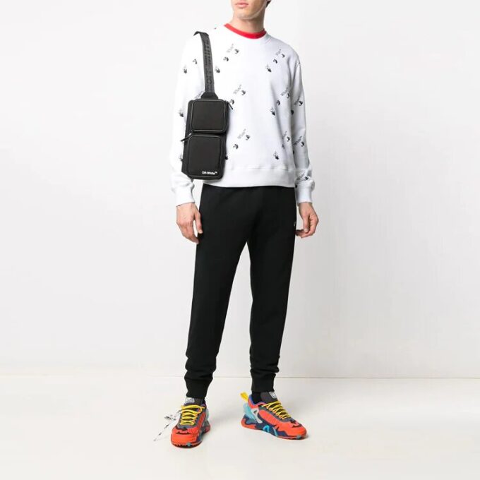 Off-White Hombre SS21 Estampado de logotipo grande Blanco