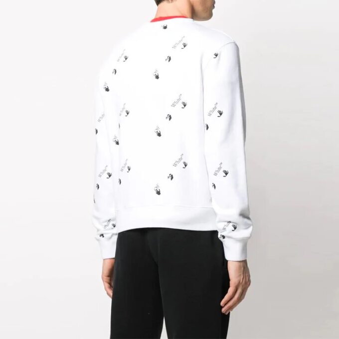 Off-White Hombre SS21 Estampado de logotipo grande Blanco