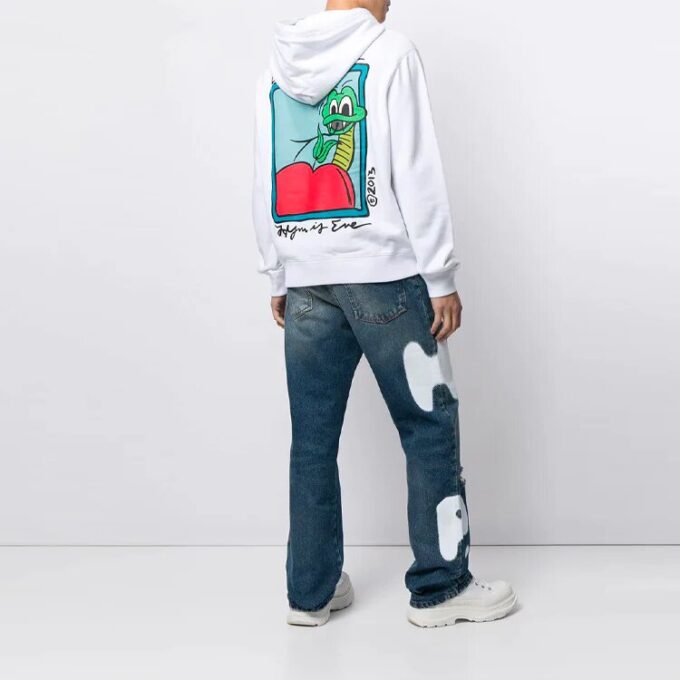 Off-White Hombre SS21 Estampado de manzanas Versión estándar Blanco