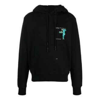Off-White Hombre SS21 Estampado Holgado Negro