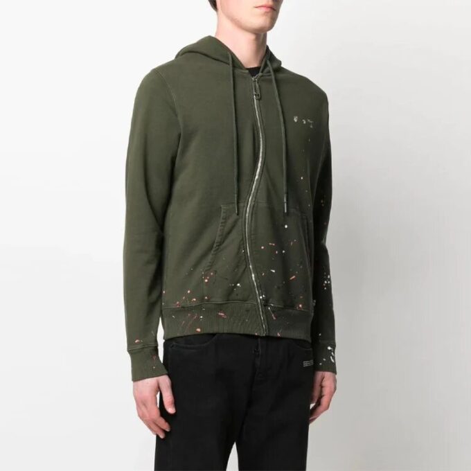 Off-White Hombre SS21 Estampado Verde