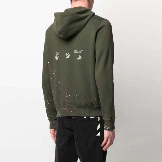 Off-White Hombre SS21 Estampado Verde