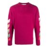 Off-White Hombre SS21 Jersey con estampado rojo