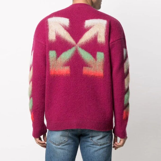 Off-White Hombre SS21 Jersey con estampado rojo