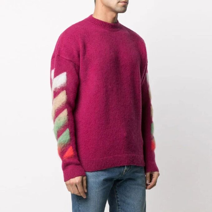 Off-White Hombre SS21 Jersey con estampado rojo