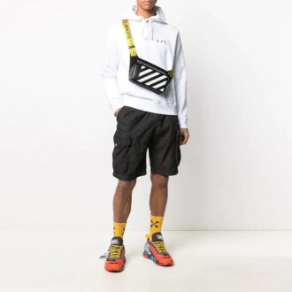 Off-White Hombre SS21 Logo Cordón Blanco