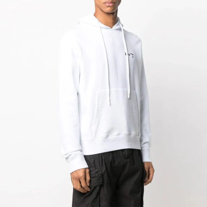 Off-White Hombre SS21 Logo Cordón Blanco