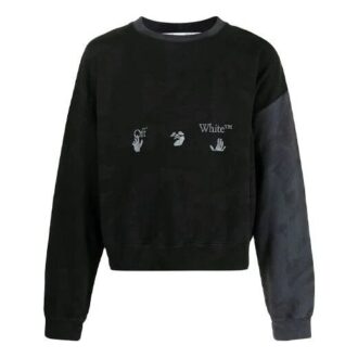Off-White Hombre SS21 Logo Impreso Negro