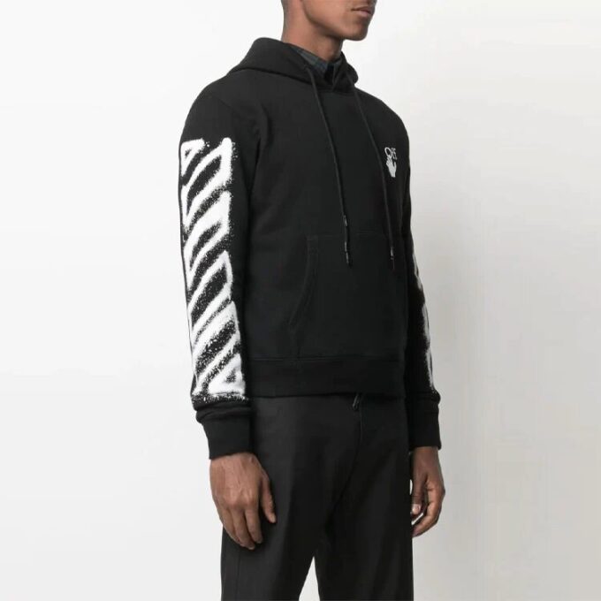 Off-White Hombre SS21 Logo Impreso Negro