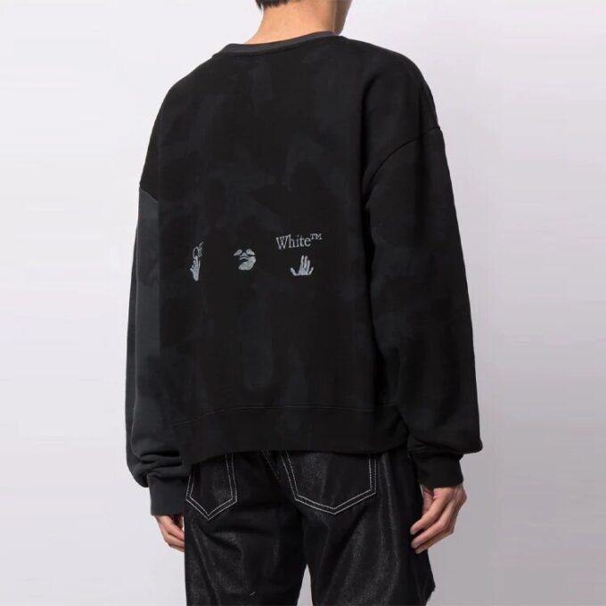 Off-White Hombre SS21 Logo Impreso Negro