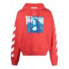 Off-White Hombre SS21 Mona Lisa Estampado Fotográfico Rojo