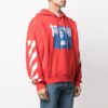Off-White Hombre SS21 Mona Lisa Estampado Fotográfico Rojo
