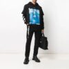 Off-White Hombre SS21 Mona Lisa Impresión Negro