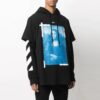 Off-White Hombre SS21 Mona Lisa Impresión Negro