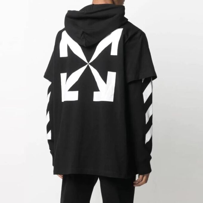 Off-White Hombre SS21 Mona Lisa Impresión Negro