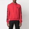Off-White Hombre SS21 Sarga Estampado Logotipo Corte Holgado Rojo