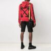 Off-White Hombre SS21 Sarga Estampado Logotipo Corte Holgado Rojo