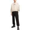 Off-White Hombre SS22 Camiseta de manga larga con cuello redondo y estampado del logotipo clásico en la espalda, versión básica