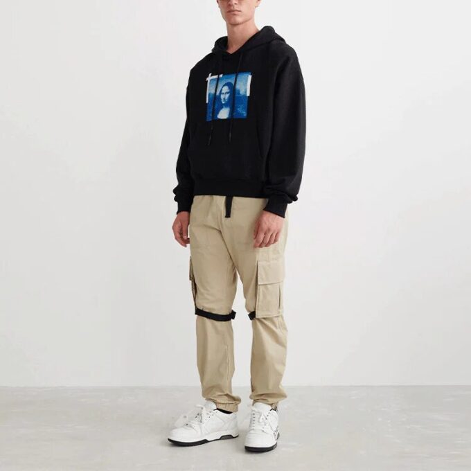 Off-White Hombre SS22 Cuadro de la Mona Lisa Negro