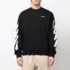 Off-White Hombre SS22 Estampado con logotipo Cuello redondo Negro