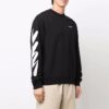 Off-White Hombre SS22 Estampado con logotipo Cuello redondo Negro
