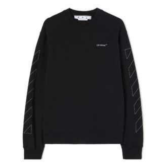 Off-White Hombre SS22 Estampado Cuello Redondo Negro