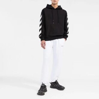 Off-White Hombre SS22 Estampado de flechas Corte holgado Otoño Negro