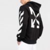Off-White Hombre SS22 Estampado de flechas Corte holgado Otoño Negro
