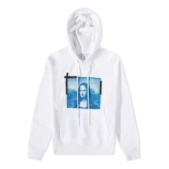 Off-White Hombre SS22 Estampado de la Mona Lisa Blanco