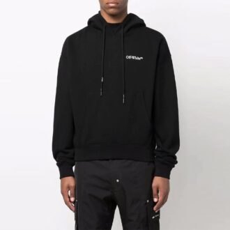 Off-White Hombre SS22 Estampado de logotipo Negro