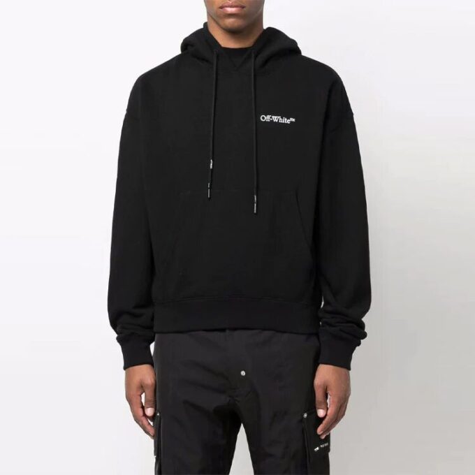 Off-White Hombre SS22 Estampado de logotipo Negro