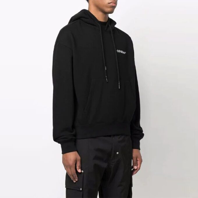Off-White Hombre SS22 Estampado de logotipo Negro