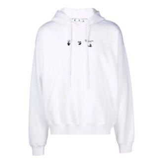 Off-White Hombre SS22 Estampado de árboles y flechas Versión Blanca