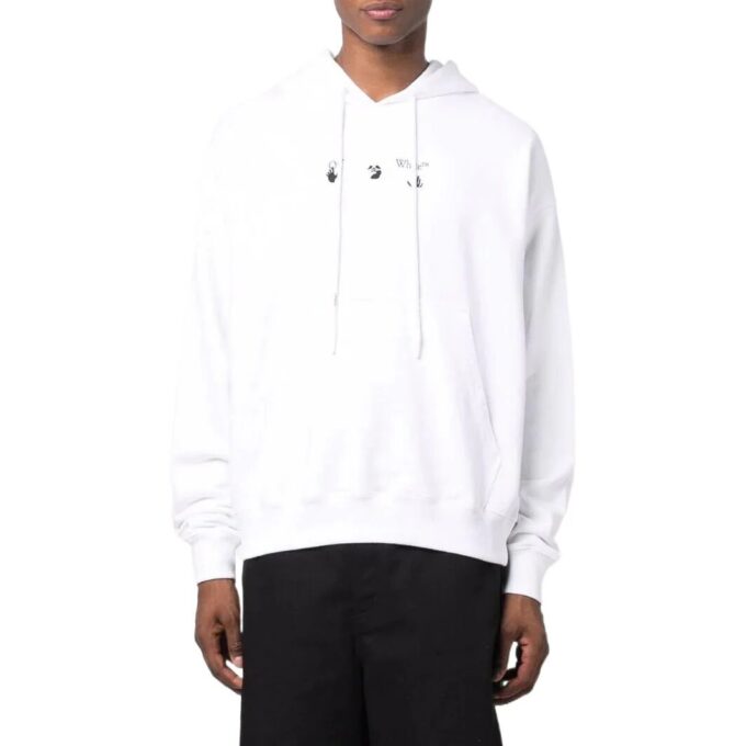 Off-White Hombre SS22 Estampado de árboles y flechas Versión Blanca