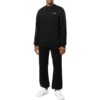 Off-White Hombre SS22 Estampado del logotipo en la espalda Cuello redondo Manga larga Negro