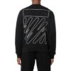 Off-White Hombre SS22 Estampado del logotipo en la espalda Cuello redondo Manga larga Negro