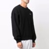 Off-White Hombre SS22 Jersey de cuello redondo con estampado de Arrows, corte holgado, negro