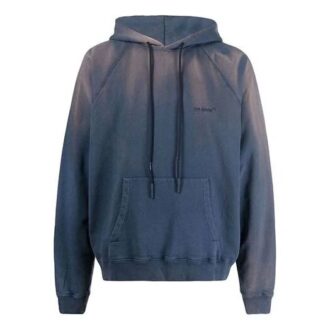Off-White Hombre SS22 Jersey de manga raglán con degradado Azul