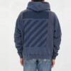 Off-White Hombre SS22 Jersey de manga raglán con degradado Azul