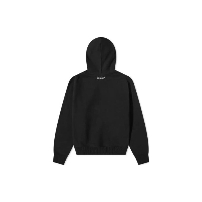 Off-White Hombre SS22 Kangaroo Pocket Arrows Grande Otoño Negro