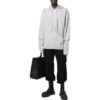 Off-White Hombre SS22 Liso Cómoda Sudadera con capucha y cordón Manga larga Gris