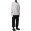 Off-White Hombre SS22 Liso Cómoda Sudadera con capucha y cordón Manga larga Gris