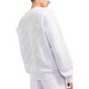 Off-White Hombre SS22 Liso con estampado de rayas, cuello redondo y manga larga, versión blanca