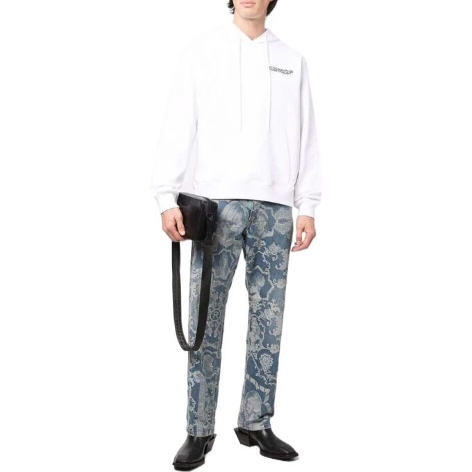 Off-White Hombre SS22 Liso con estampado del logotipo Blanco