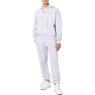 Off-White Hombre SS22 Liso Estampado de Arrows Sudadera con capucha y manga larga Versión Morado claro